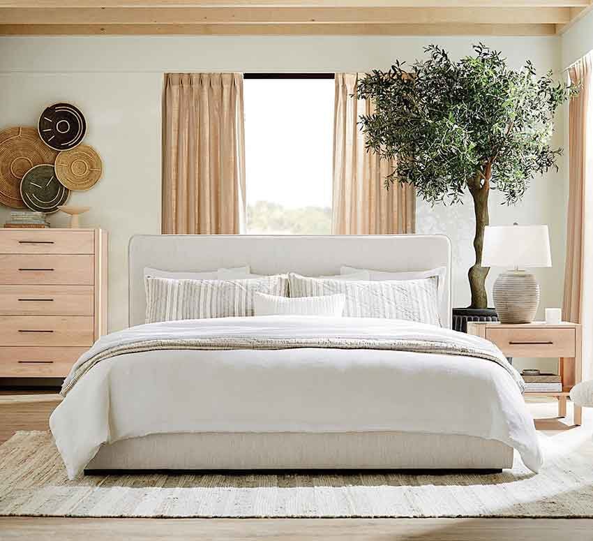 Custom Upholstered Bed