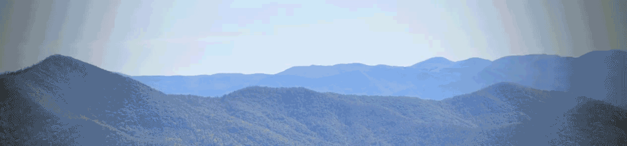 Different angles of Blue Ridge Mountain aerial landscape View