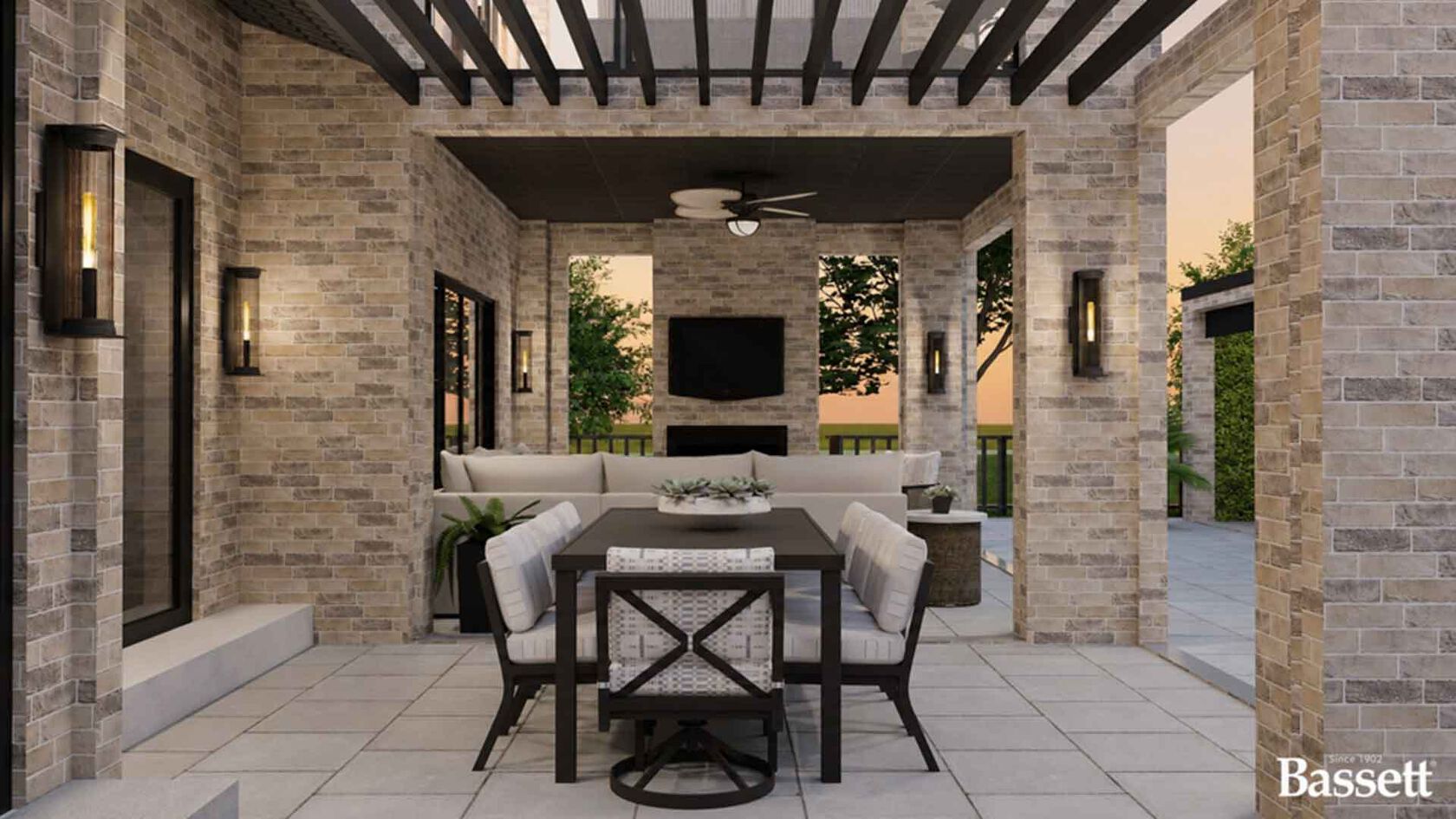 Outdoor Dining designed by Sarah Luppino
