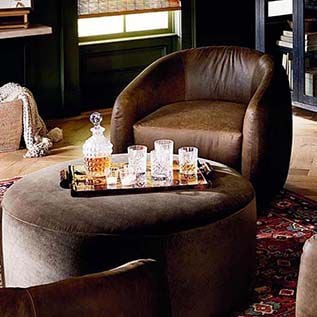 Leather Swivel Chair
