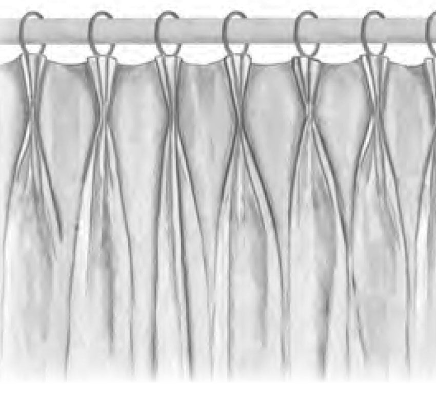 3 Finger Pleat 3 Finger Pleat