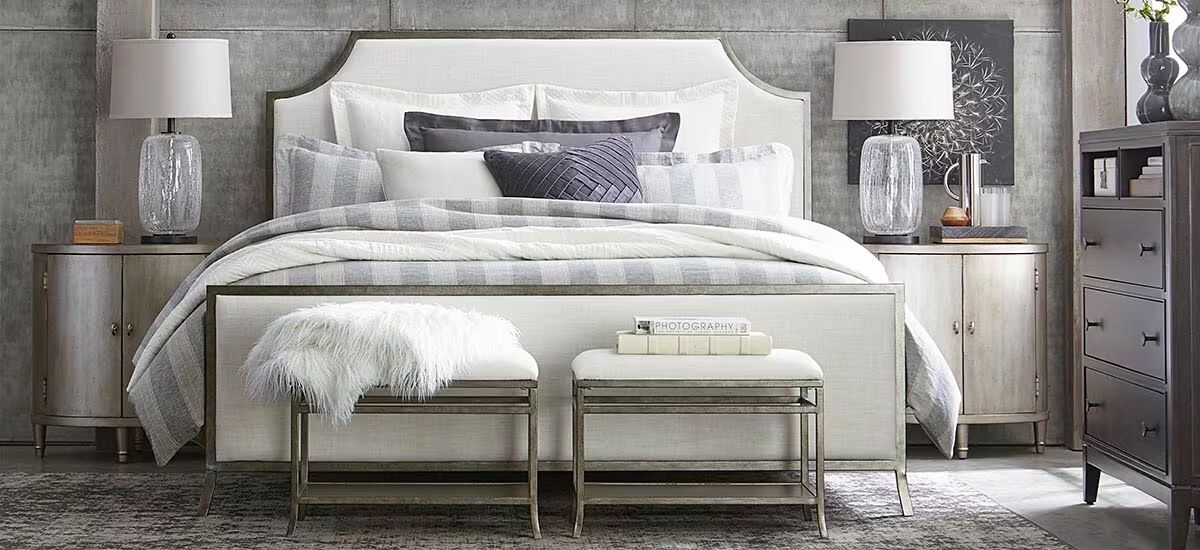 Bassett Furniture Palisades Upholstered Panel Bed Bassett Furniture Palisades Upholstered Panel Bed