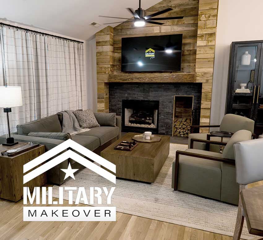 Montel Williams Military Makeover room scene