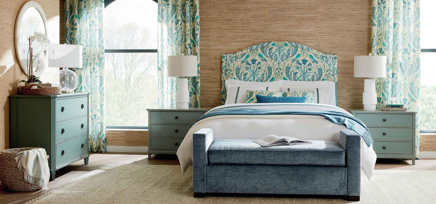 Custom Upholstered Bed