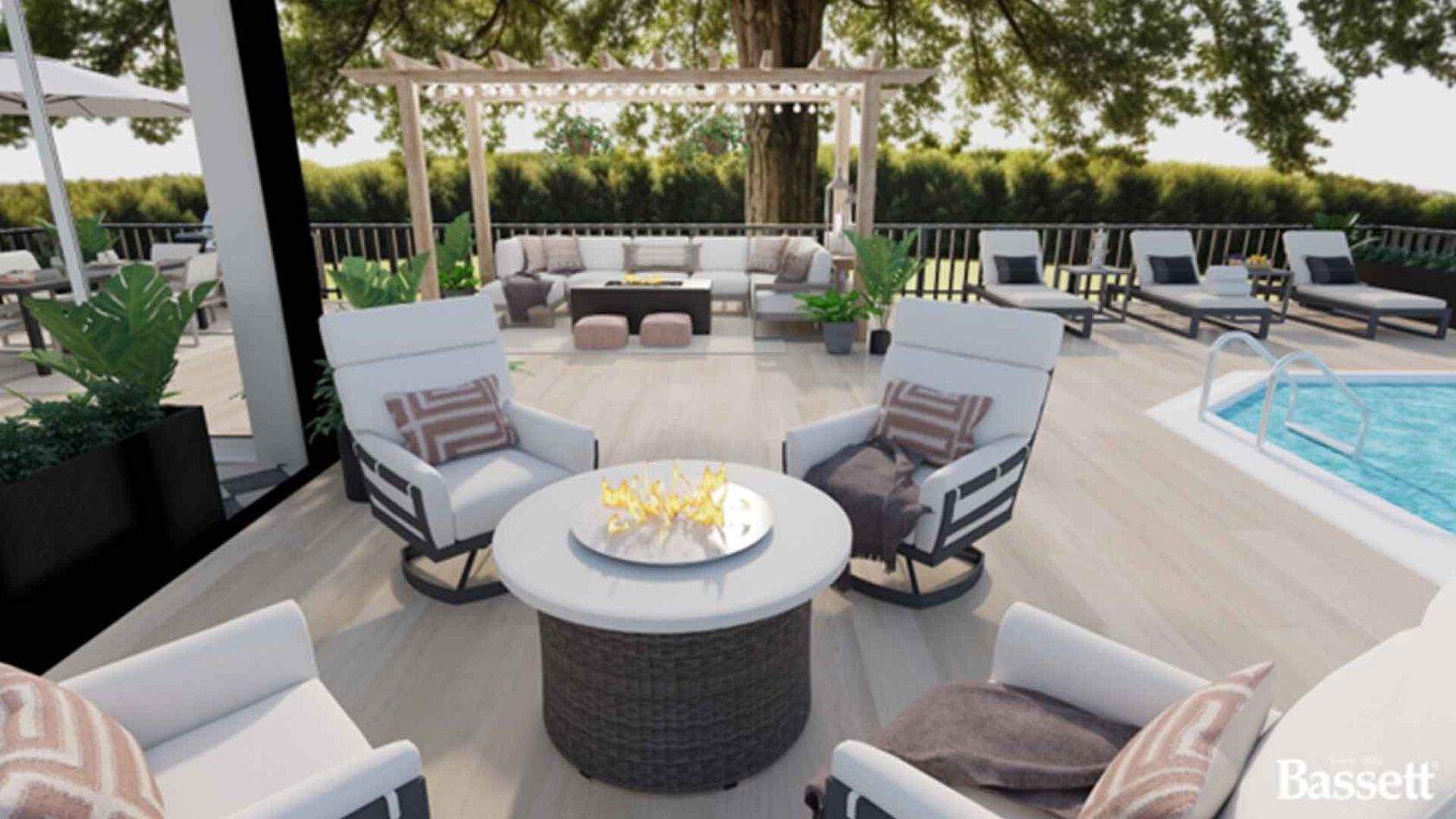 Interior Sunroom designed by Katherine Jennings