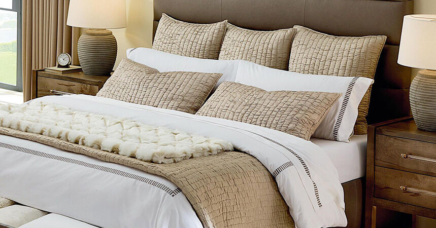 Quilted Bedding with Shams, Pillowcases, Duvet and Sheets