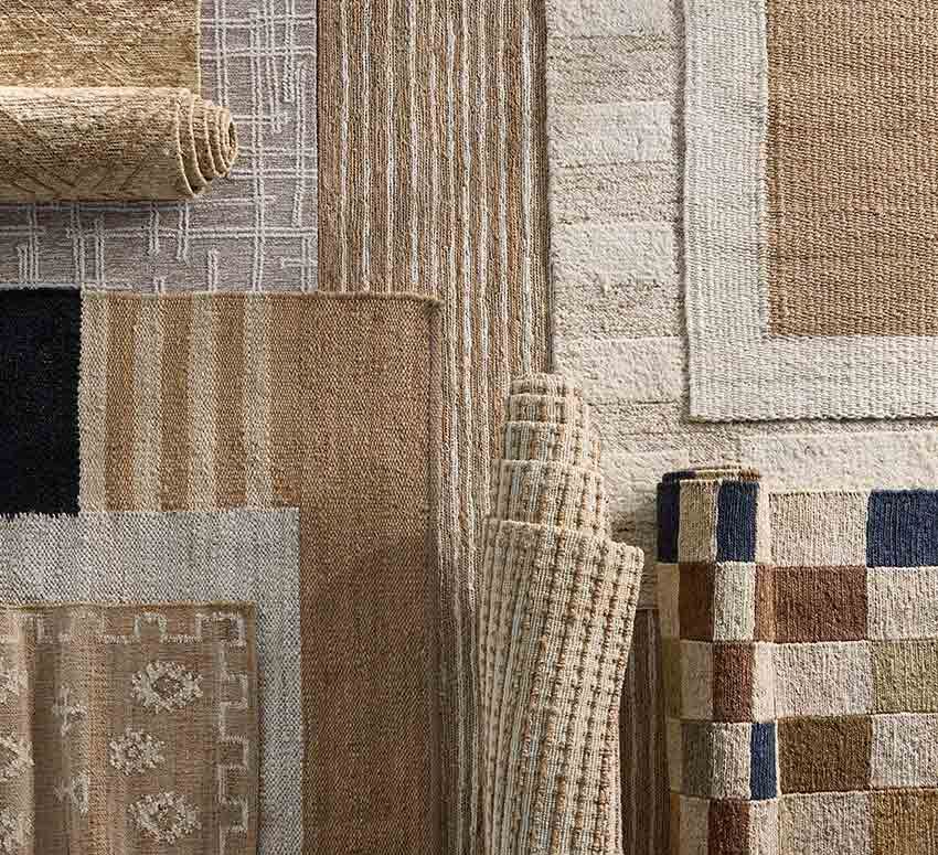 Array of natural rugs Array of natural rugs