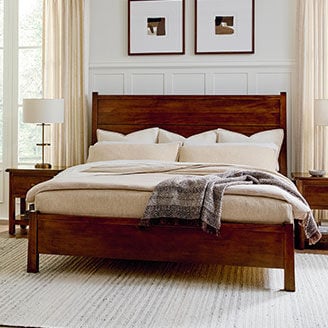 Wood Panel Bed