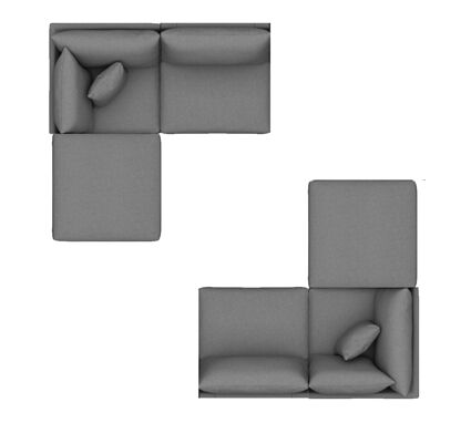 Conversation Corners sectional configuration