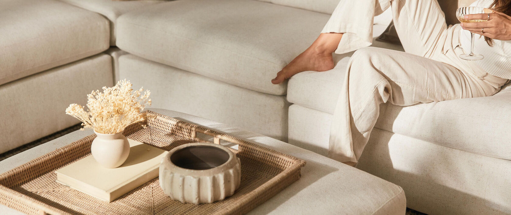 Beige Beckham sectional