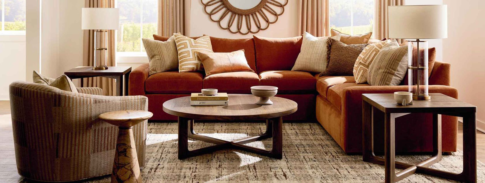 Sofa in living room