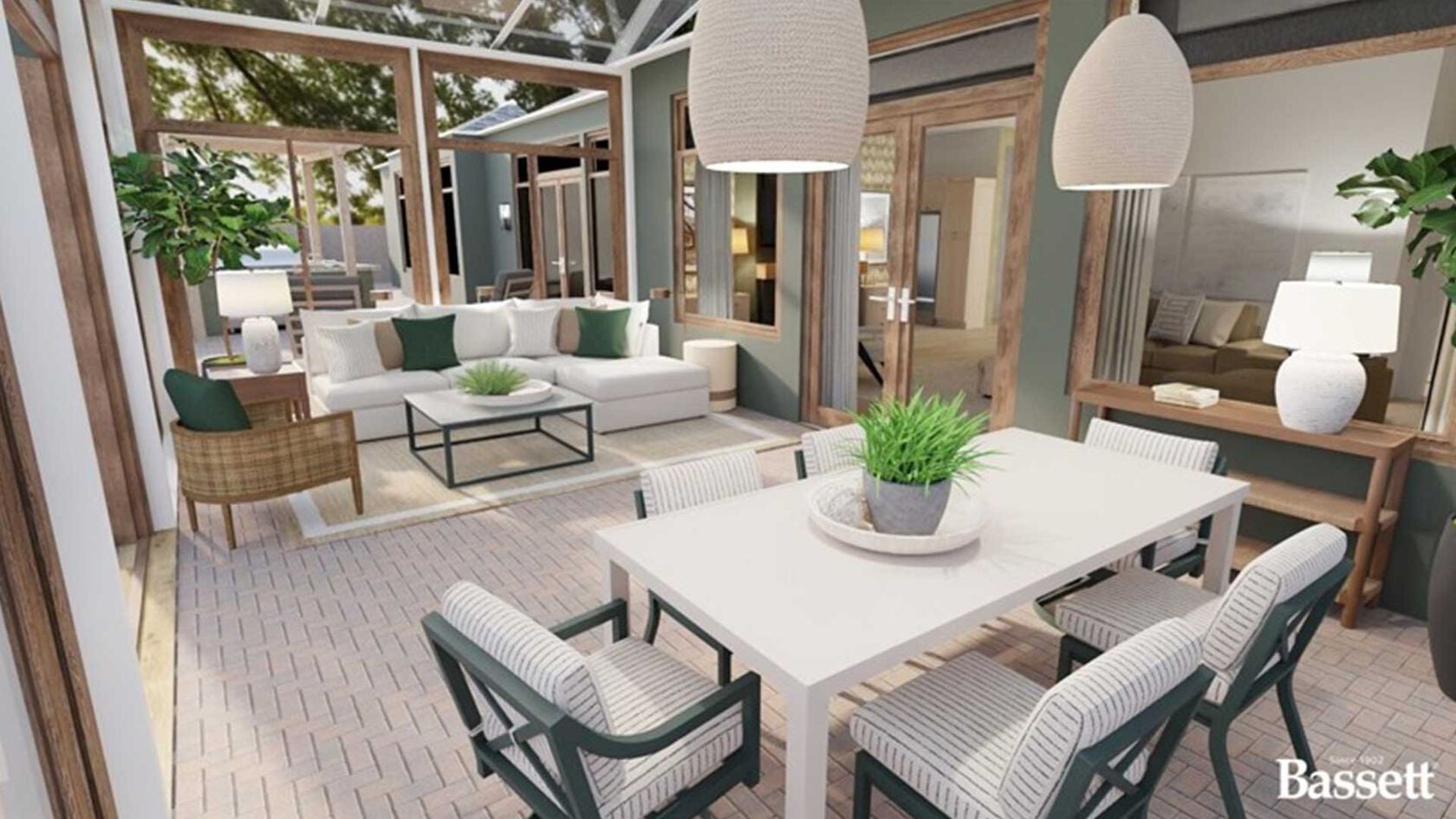 Harmonious Year-Round Living designed by Dana Rodriguez Ramirez of Baybrook, Texas