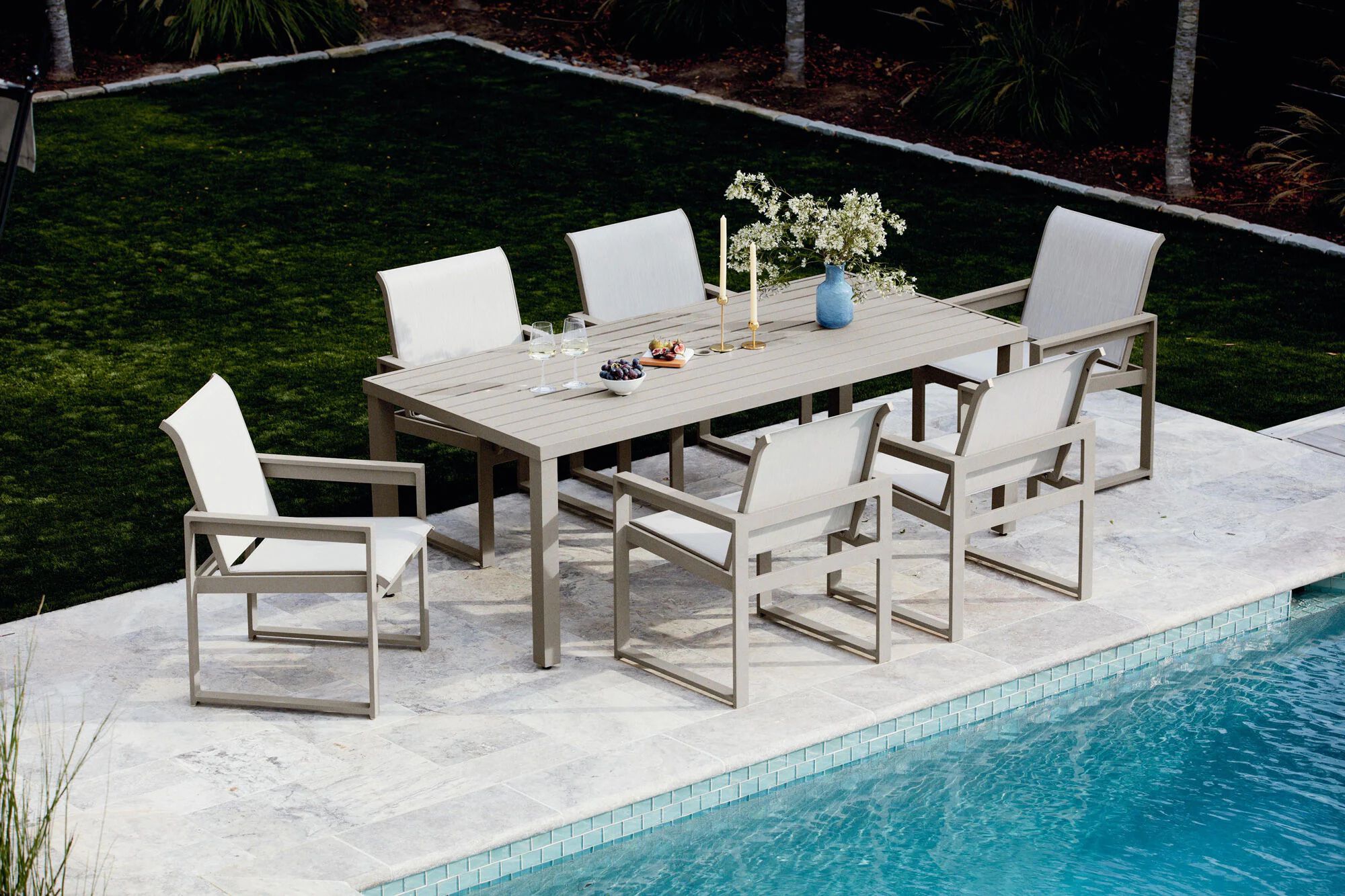 Bonavista Outdoor Dining Metal Table Bonavista Outdoor Dining Metal Table