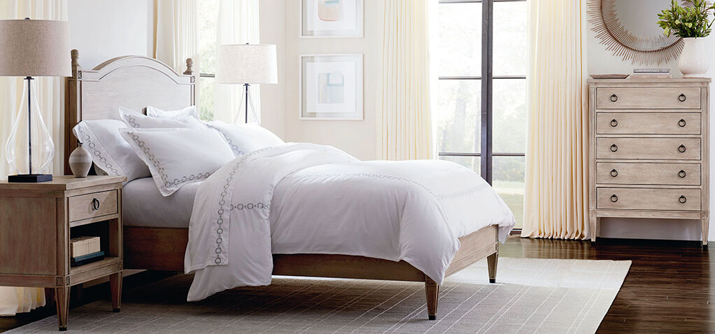 Charlotte bed with nightstand 
