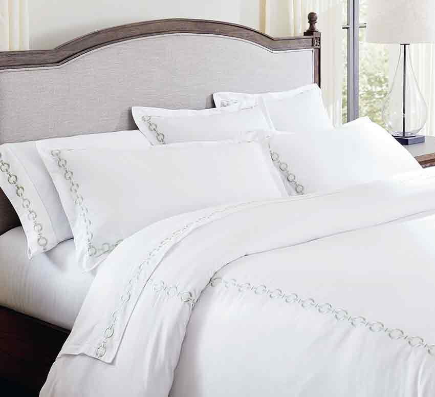 Bedding on Charlotte bed