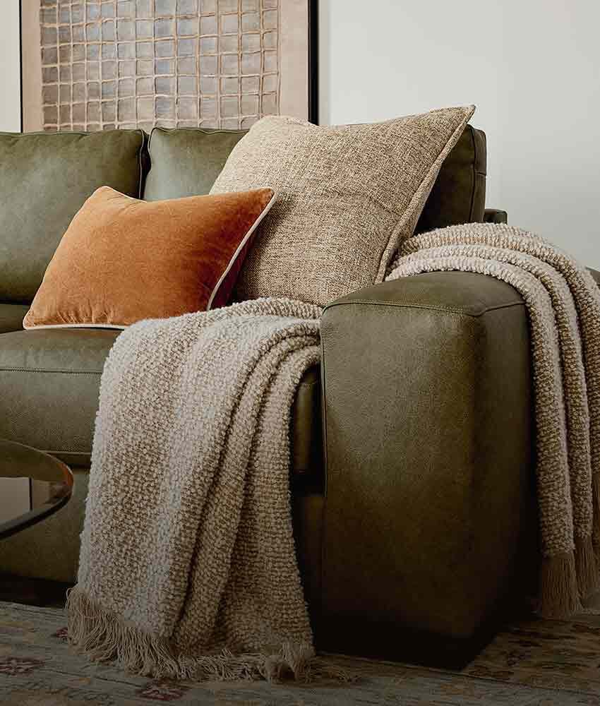 Leather sofa