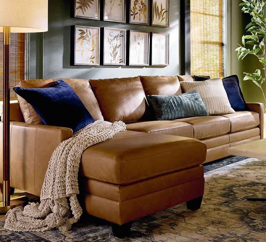 Leather Sectional