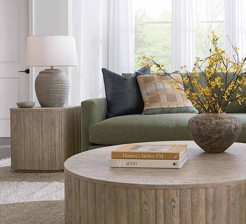 Living room table with Allure sofa Living room table with Allure sofa