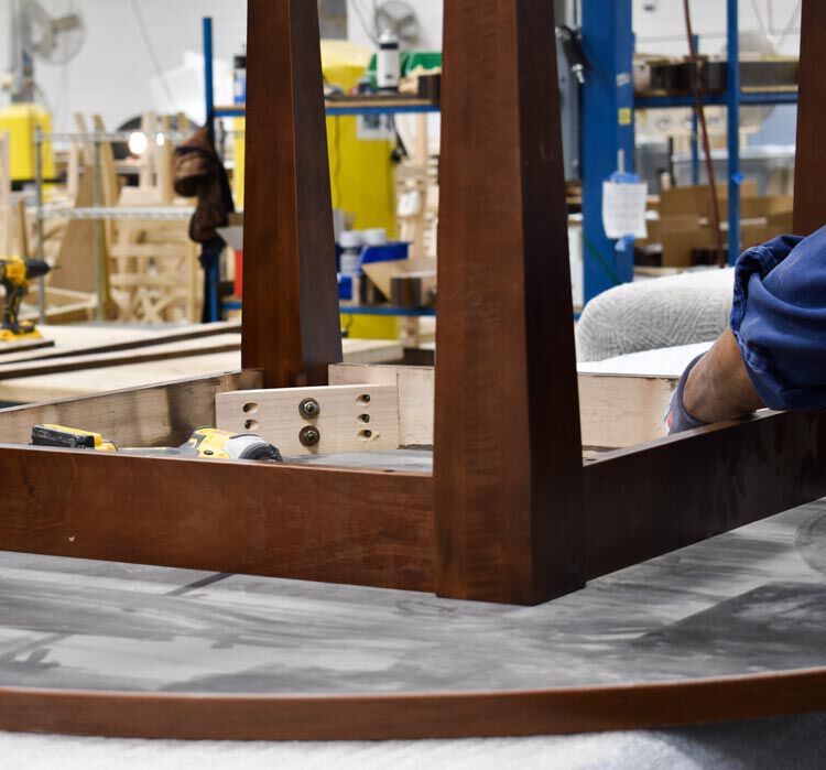 Craftsman assembling table