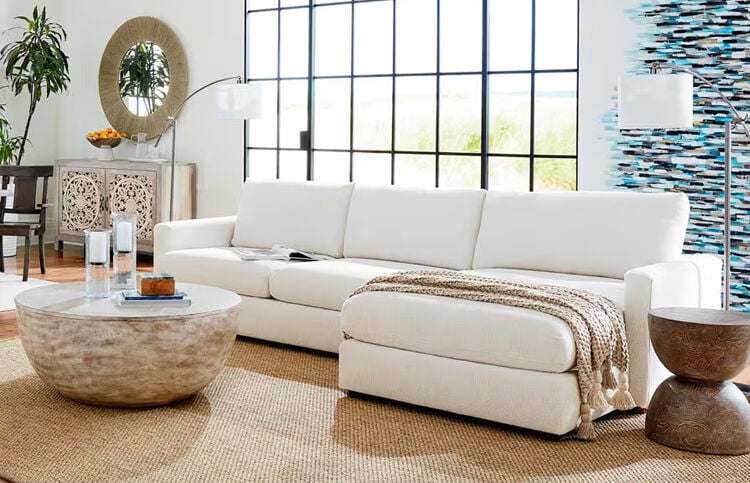 Allure sectional in living room
