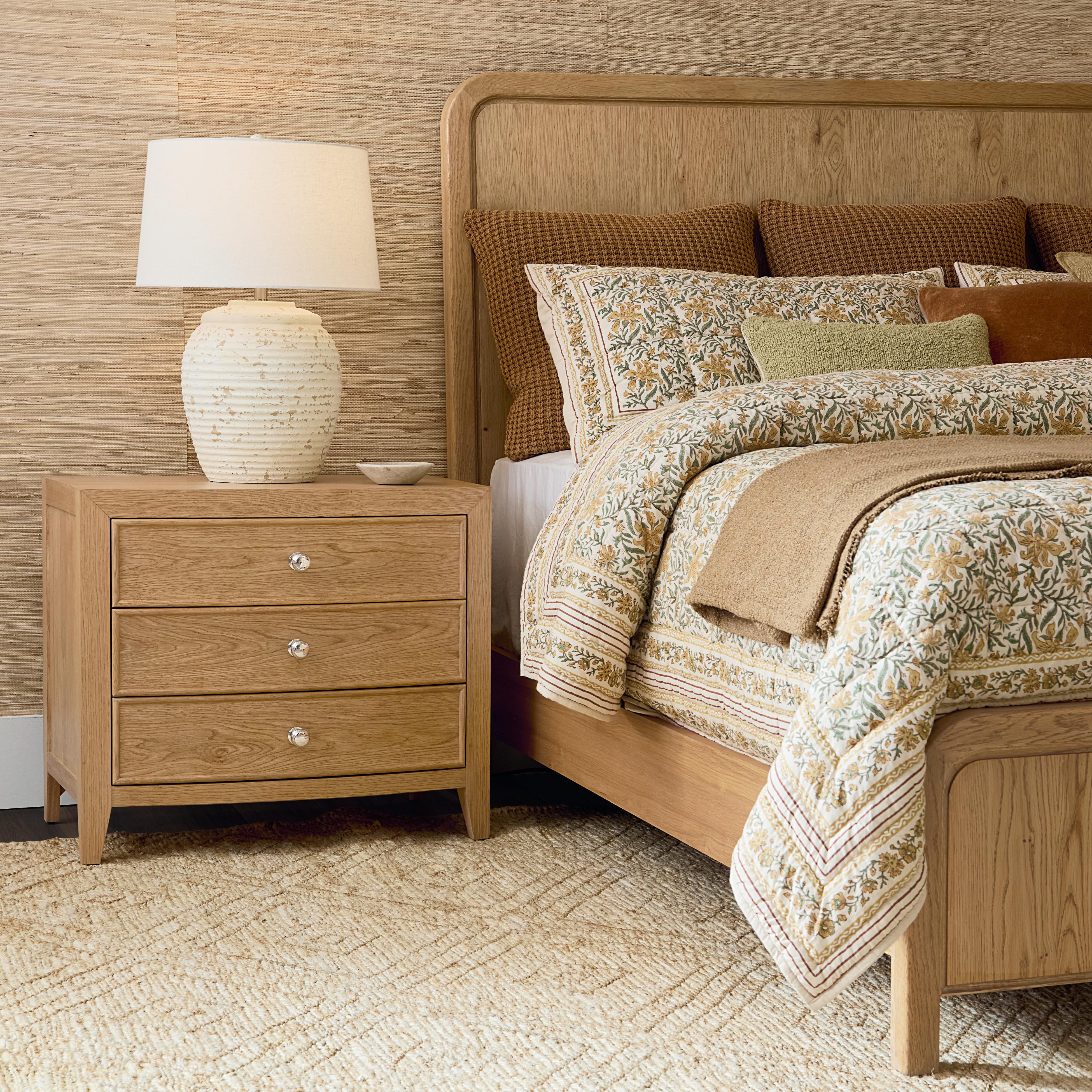 Newbury 3 Drawer Nightstand