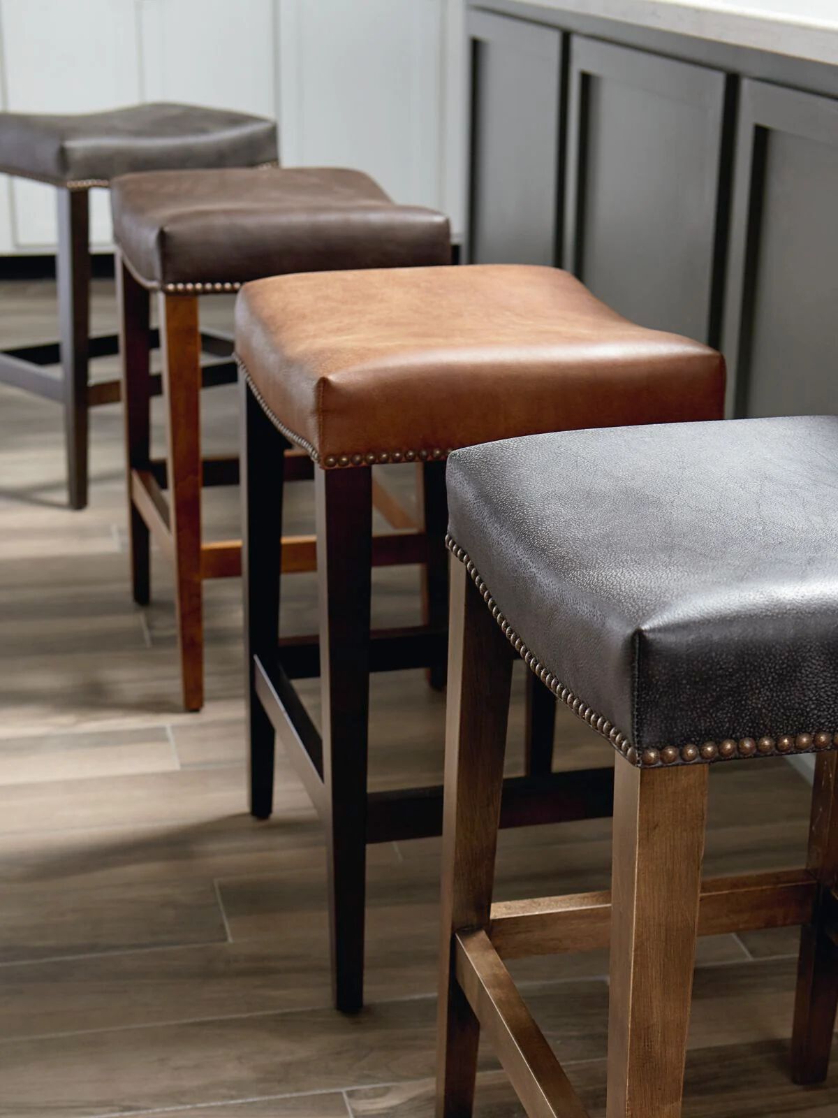 Leather Stools