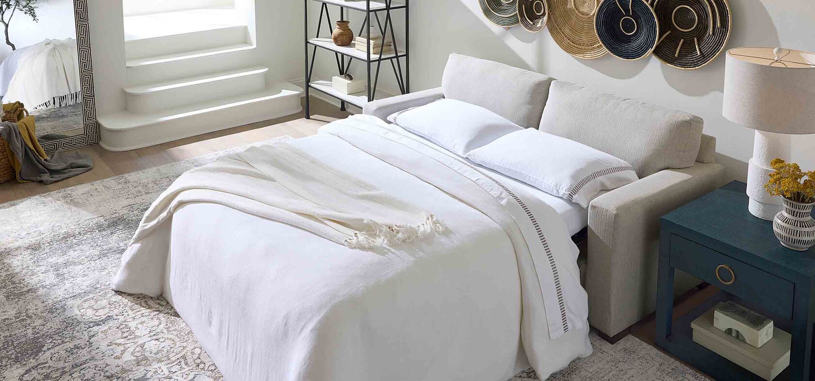 Extended sleeper sofa
