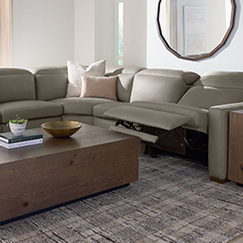 Leather Motion Sectional 