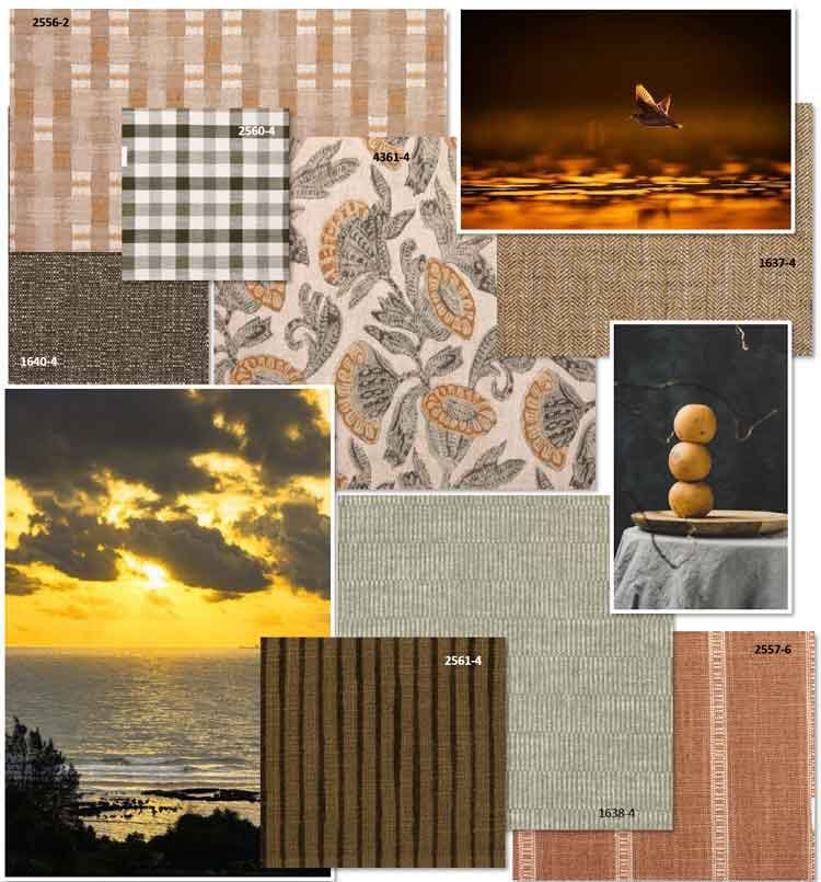Honeycomb swatch and color palette